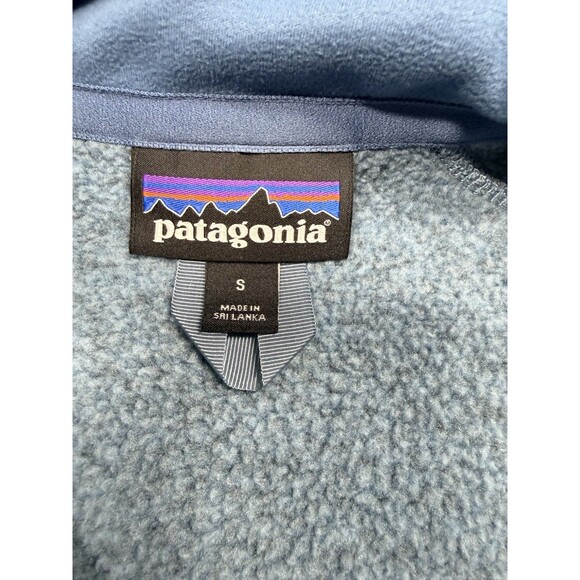 Patagonia Better Sweater Pullover 1/4 Zip Fleece Jacket Blue Women's Size S - Picture 5 of 8